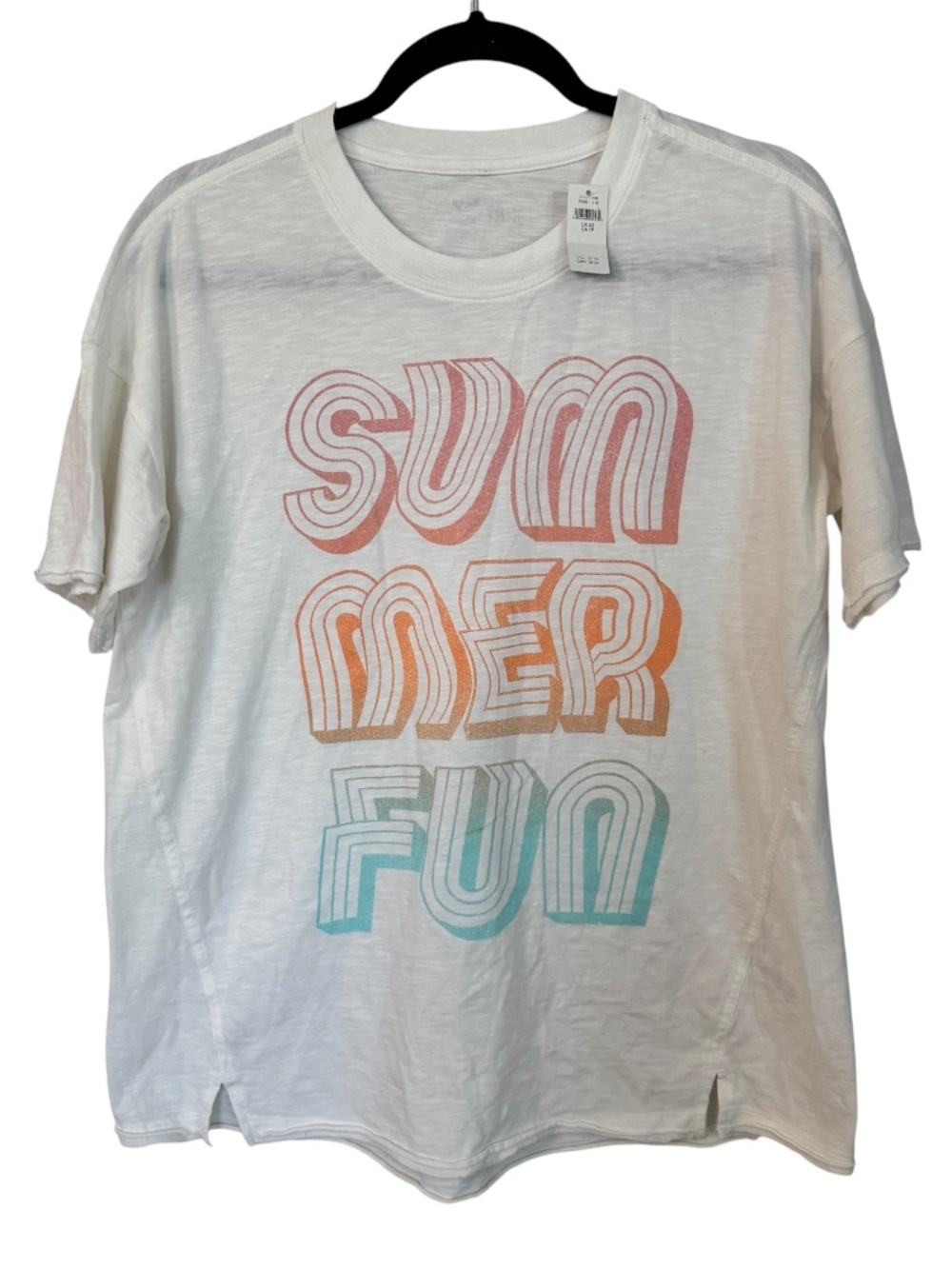 Aerie Women's Graphic Oversized Boyfriend Short Sleeve Crewneck TShirt Sz XS NW